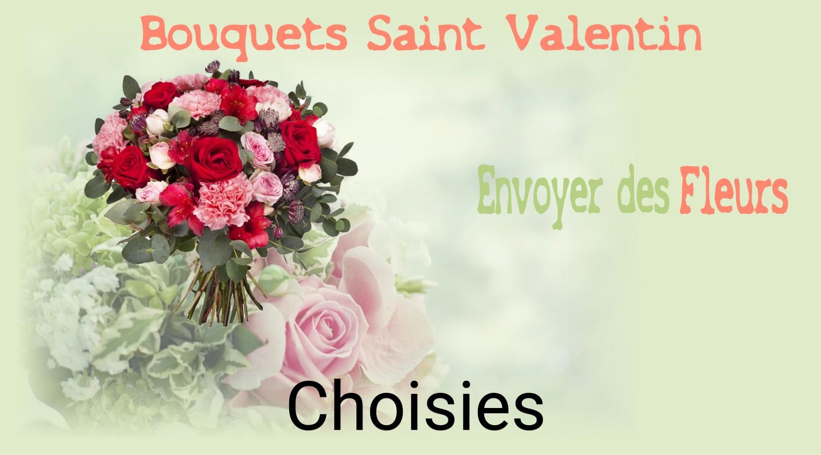 Roses de Saint-Valentin livrées à Choisies